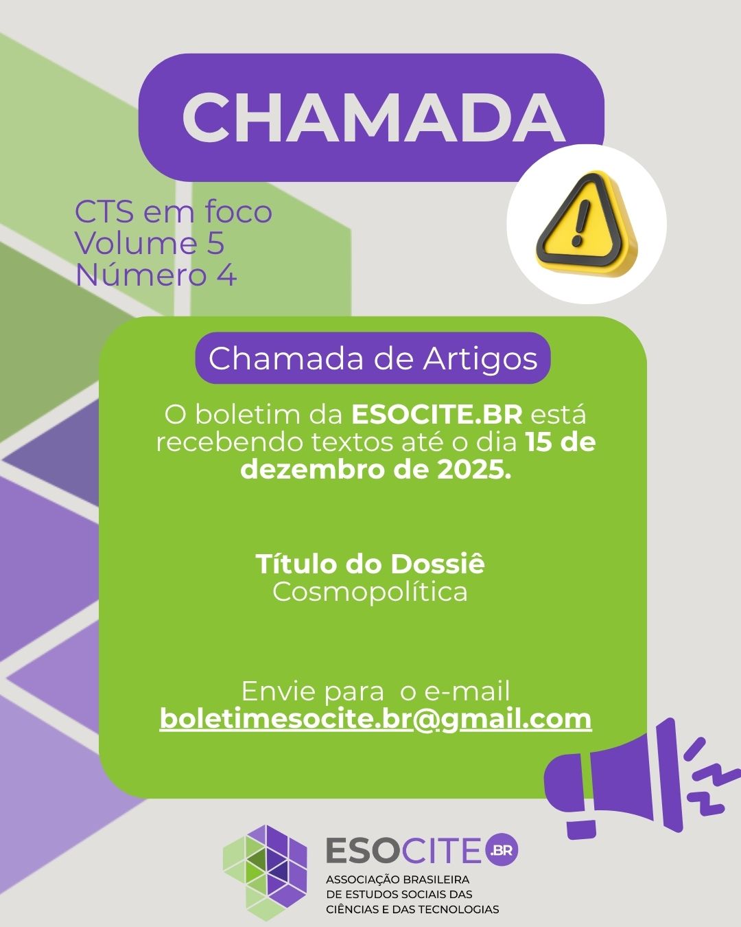Chamada boletim CTS V5 N4 1080 x 1350 px